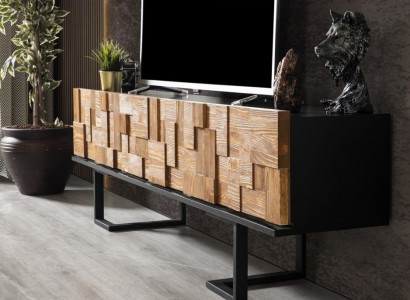 Modern Holz Kommode Sideboard Fernseher Ständer Schrank Möbel 180cm
